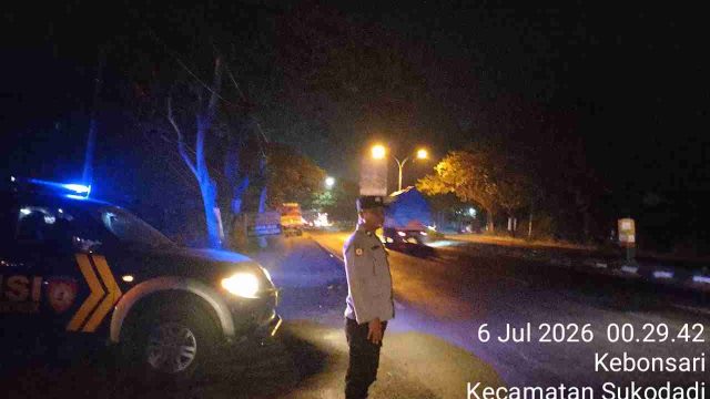 Gelar Patroli Blue Light, Polsek Pucuk Perketat Pengawasan di Titik Rawan Gangguan Kamtibmas