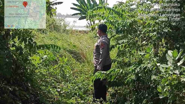 Antisipasi Dampak Perubahan Cuaca, Polsek Sarirejo Pantau Debit Air dan Kawasan Rawan Bencana