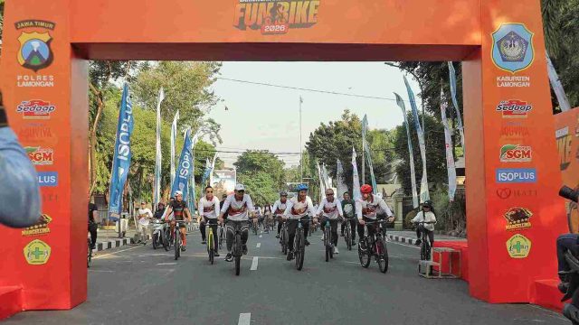 Lamongan Bhayangkara Fun Bike 2026 Sukses Sedot Ribuan Peserta