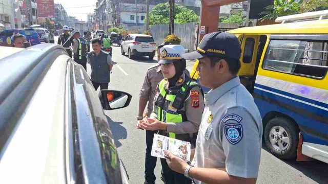 Optimalisasi Pajak Daerah, Polres Pematangsiantar dan Instansi Terkait Gelar Razia Gabungan di Jalan Merdeka