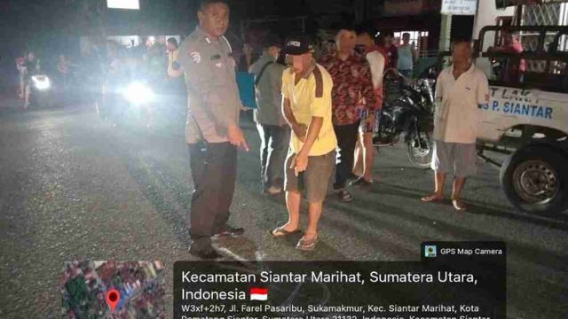 Respon Cepat Call Center 110: Polres Pematangsiantar Tangani Insiden Laka Lantas di Jalan Jambu