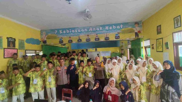 Cegah Perundungan, Polsek Lamongan Kota Bekali Siswa Baru MTs Sunan Ampel dengan Edukasi Anti-Bullying