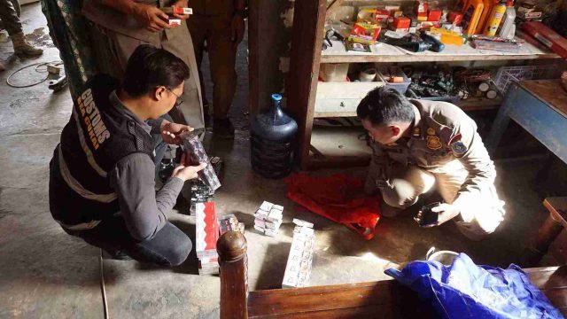 Tindak Tegas Pelanggaran Cukai, 3.040 Batang Rokok Ilegal Diamankan di Lamongan