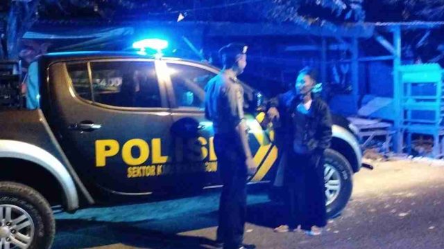 Cegah Kriminalitas dan Knalpot Brong, Polsek Karangbinangun Gencarkan Patroli Blue Light di Jalur Poros Desa Windu