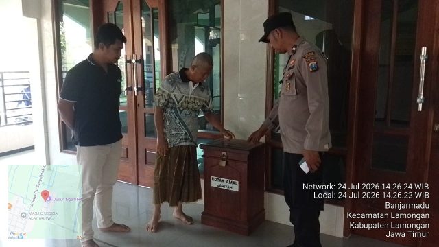 Polisi Ringkus Residivis Pencuri Kotak Amal Masjid di Lamongan, Begini Modus yang Dilakukan 