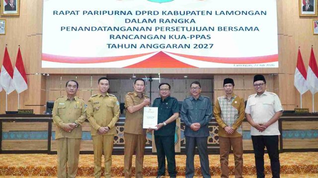 Pemkab Lamongan dan DPRD Capai Kesepakatan KUA-PPAS 2027, Dorong Fiskal Daerah Lebih Mandiri