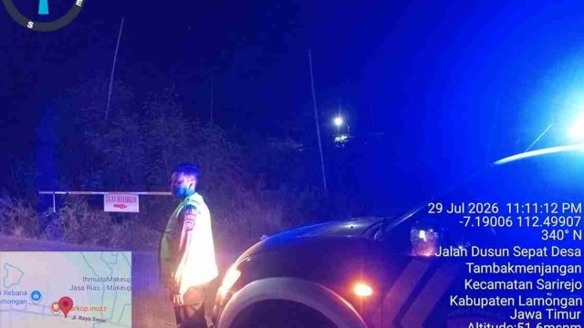 Patroli Blue Light Polsek Sarirejo Jaga Kondusivitas Wilayah