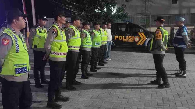 Cegah 3C dan Balap Liar, Polsek Sarirejo Bersama Tiga Polsek Gelar Patroli Cipta Kondisi