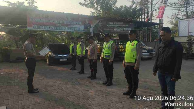 Apel Pagi dan Commander Wish, Polsek Pucuk Pastikan Aktivitas Warga dan Pelajar Berjalan Aman