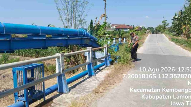 Polsek Kembangbahu Tingkatkan Patroli Antisipasi Bencana, Warga Diimbau Waspadai Karhutla hingga Banjir