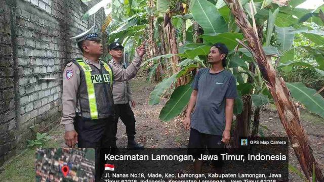 Polsek Lamongan Kota Monitor Pekarangan Pangan Bergizi, Dukung Ketahanan Pangan dan Asta Cita Presiden RI