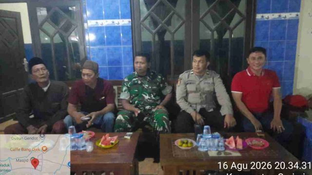 Polsek Sarirejo Amankan Elektun HUT ke-81 RI di Dusun Gendot, Kegiatan Berlangsung Kondusif