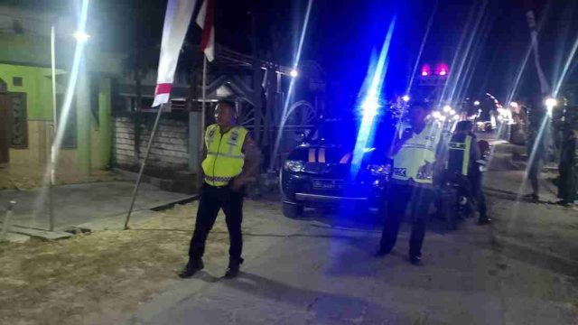 Patroli Blue Light Polsek Kembangbahu Cegah Kejahatan Jalanan dan Gesekan Antarperguruan Silat di Lamongan 
