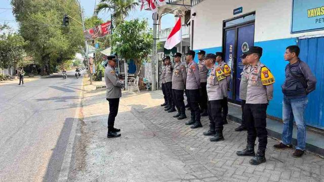 Kapolsek Solokuro Pimpin Apel Rayon 6, Antisipasi Gesekan Penonton Orkes Melayu