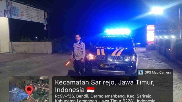 Patroli Blue Light Polsek Sarirejo Sasar Titik Rawan, Cegah 4C dan Gesekan Antarperguruan Silat
