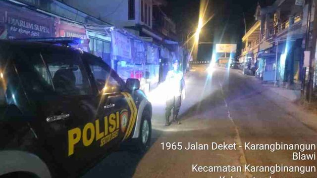 KRYD Polsek Karangbinangun Sasar Sejumlah Titik Rawan, Antisipasi 3C hingga Balap Liar