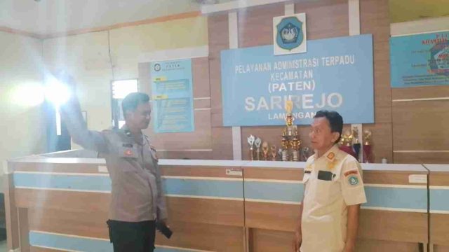 Cegah 3C, Polsek Sarirejo Lamongan Patroli Perbankan hingga Pertokoan di Jam Rawan