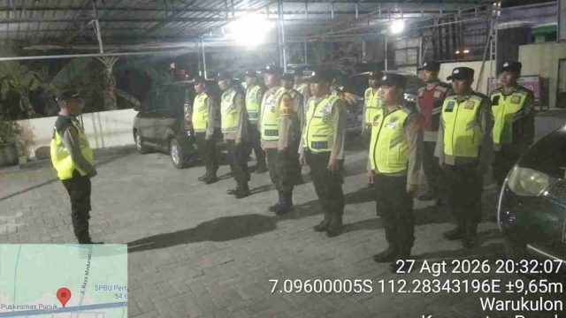 Polsek Pucuk Lamongan Gelar Cipkon Bersama Rayon 3, Sasar Warung Pemuda dan Titik Rawan 3C
