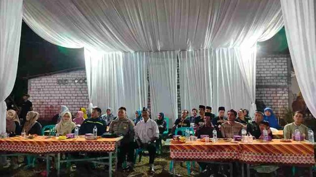 Polsek Pucuk Amankan Hiburan Electone HUT ke-81 RI di Desa Tanggungan, Pastikan Acara Berlangsung Kondusif