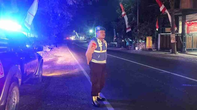 Patroli Blue Light Polsek Kembangbahu Sasar Titik Rawan, Antisipasi Curas hingga Gesekan Perguruan Silat