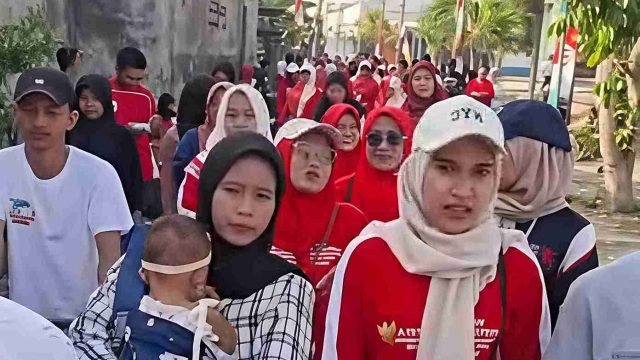 Warga Dusun Kudu Desa Weduni Antusias Semarakkan HUT ke-81 RI dengan Jalan Sehat Berhadiah