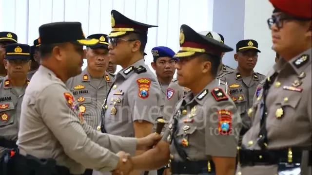 14 Personel Polres Gresik Dirotasi, Wakapolres hingga Kasatreskrim Berganti