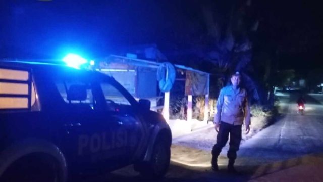 Patroli Blue Light Polsek Karangbinangun Sasar Jalur Poros Desa Bogobabadan, Antisipasi 3C dan Gangguan Kamtibmas