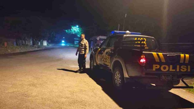 Patroli Blue Light Polsek Kembangbahu Sasar Titik Rawan, Antisipasi 3C dan Gesekan Antarperguruan Silat