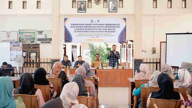 PENS Lamongan Terapkan Smart Posyandu, Pelayanan Kesehatan Balita di Desa Rejosari Kini Terintegrasi Digital