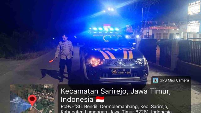 Patroli Blue Light Polsek Sarirejo Ditingkatkan, Cegah Kejahatan hingga Gesekan Perguruan Silat