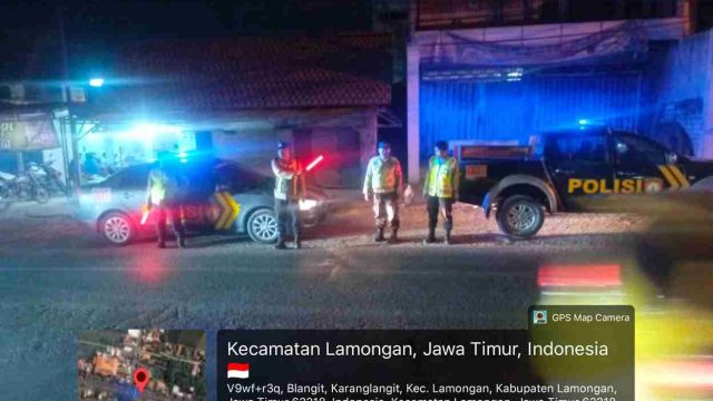 Antisipasi Balap Liar, Polsek Lamongan Kota Tingkatkan Patroli Cipta Kondisi