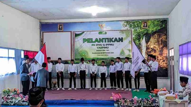 Regenerasi Pelajar NU, Pengurus Baru PK IPNU-IPPNU Yaspimu Pamekasan Resmi Dikukuhkan