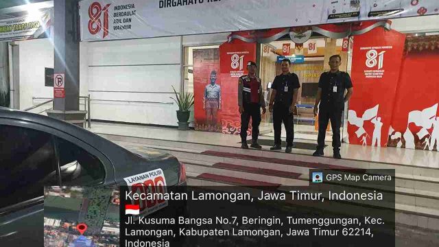 Patroli Malam Polsek Lamongan Kota Sasar Perbankan hingga Permukiman, Antisipasi Kejahatan 3C