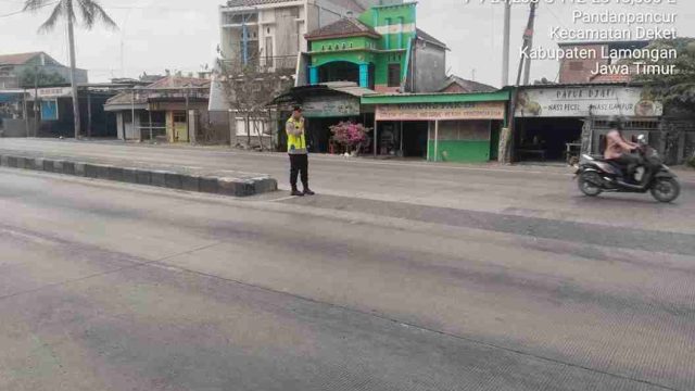 Antisipasi Kemacetan, Polsek Deket Gelar Commander Wish Pagi di Simpang Nginjen