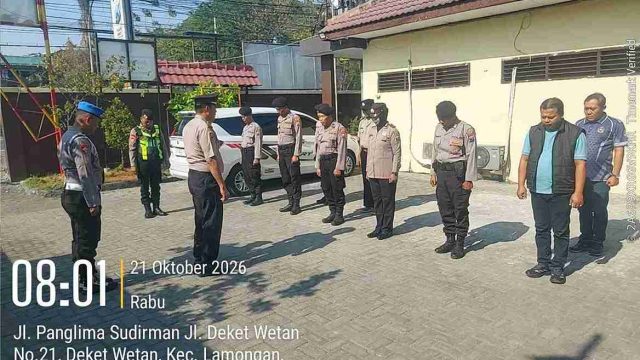 Apel Pagi Rutin, Kapolsek Deket Tekankan Disiplin Personel dan Pelayanan Humanis kepada Masyarakat