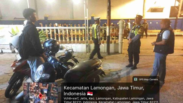 Cegah 3C, Perkelahian hingga Balap Liar, Polsek Lamongan Kota Intensifkan Patroli KRYD Malam Hari